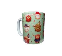Highland Cow Mug - Green