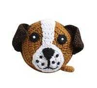 Highland Cow or Sheep Retractable Tape Measure - 60 Inches / 150 cm - Soft Animal Design - Auto-Rewind with Nose Button - Compact 7 × 7 cm (Dog)