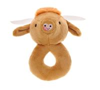 Highland Cow Plush Baby Rattle