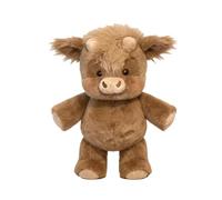 Highland Cow Plush Toy - Short Plush 45cm | Floppy Dairy Cattle Soft Stuffed Animal | Sugaodi Cute Cow Doll Pillow For Kids Nursery Decor Birthday And Daily Use