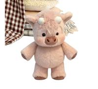 Highland Cow Plush Toy - Short Plush 45cm | Floppy Dairy Cattle Soft Stuffed Animal | Sugaodi Cute Cow Doll Pillow For Kids Nursery Decor Birthday And Daily Use