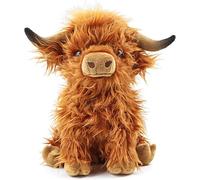 Highland Cow Plushies | 30cm Stuffed animals Peluches | Soft, Cuddly Teddy Bear | Cute Toy Gift for Kids, Girls & Boys that makes Birthday, Christmas & other occasions speacial! (Highland Cow)