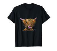 HiGHLaND CoW PRiNT ANiMaL PRiNT ' BRYaN ' T-Shirt