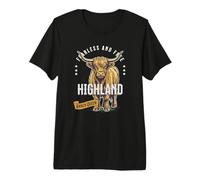 Highland Cow Ranch Queen Funny Premium T-Shirt