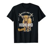 Highland Cow Ranch Queen Funny T-Shirt