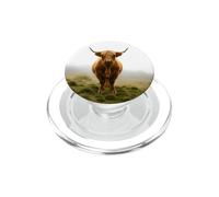 Highland Cow Rustic Farm Animal Countryside Design PopSockets PopGrip for MagSafe