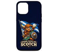 Highland Cow Scotland Flag Case for iPhone 12/12 Pro