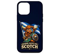 Highland Cow Scotland Flag Case for iPhone 12 mini