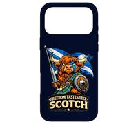 Highland Cow Scotland Flag Case for iPhone 17 Pro Max
