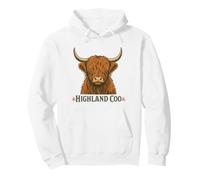 Highland Cow Scottish Coo Farmhouse Cattle Lover Pullover Hoodie