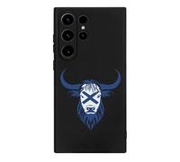 Highland Cow Scottish Flag Printed Phone Case Slim Cute Cellphone Protective Cover Unisex Compatible with Galaxy S23/S23 Plus/S23 Ultra