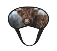 Highland Cow Scottish Wildlife, Full Eye Covers Light Blocking Eye Masks Blackout Sleep Eye Muffs