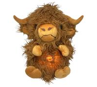Highland Cow Sleeping And Soft Toy - Calming Highland Cow Plush Toy | Highland Cow Sleeping Buddy That - Plush Animal Che N