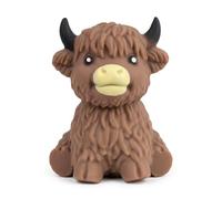 Highland Cow Squishy, Squeezy Stress Relief Tool, Desk Decor for Office and Home, Slow-Rising Fidget Sensory Play for peoples, Soft Highland Cow Tool for Emotion Management and Focus Aid