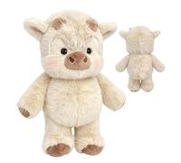Highland Cow Stuffed Animals, 60cm Realistic Scottish Cow Plush Toy, Cute Farm Dolls for Stress Relief and Affective Support, Christmas Birthday Presents for Kids and Adults