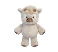 Highland Cow t-eddy for Interactive Running Plush, Cute Scottish Farm Toy | Short Plush, Soft Hugging, Arms Swing When Lifted, Comforting Gift for Kids, Cuddle Companion