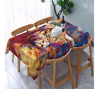 Highland Cow Table Cloth Waterproof Table Cover Washable Rectangle Tablecloth For Kitchen Party Picnic, 183 X 137 Cm