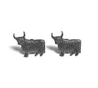 Highland Cow Tassel Envy Changeable Studs for Boot Tassels. Will Fit Fairfax & Favor, Rydale, Spanish Boots etc