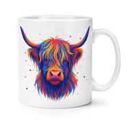 Highland Cow Watercolour 10oz Mug Cup