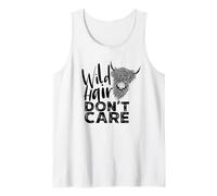Highland Cow - Wild Hair Bull Scottish Highland Cattle Tank Top