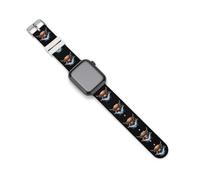 Highland Cow with Baseball Silicone Watch Band Replacement Band | Soft Waterproof Wristband,Sport Band Compatible for iwatch