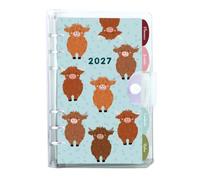 Highland Cows A6 Diary 2027, General Diaries, Week To View, Animals, Gift