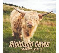 Highland Cows Calendar 2026: 12 Months Organizer From January to December