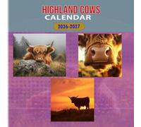 Highland Cows Calendar 2026-2027: 18 Month Planner To Keep You On Track from Sep 2026 to Dec 2027,Square 8.5 x 8.5 Inches Gift For Organizing & Planning
