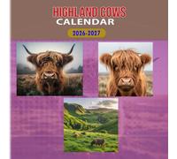 Highland Cows Calendar 2026-2027: 18 Month Planner To Keep You On Track from Sep 2026 to Dec 2027,Square 8.5 x 8.5 Inches Gift For Organizing & Planning