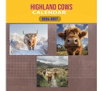 Highland Cows Calendar 2026-2027: 18 Month Planner To Keep You On Track from Sep 2026 to Dec 2027,Square 8.5 x 8.5 Inches Gift For Organizing & Planning
