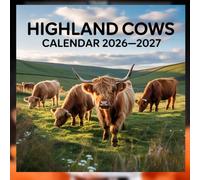 Highland Cows calendar 2026-2027