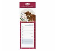 Highland Cows Magnetic Calendar 2026, Magnetic Calendars, Week To View, Animals, Gift
