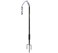 Highland Farms Select Dog Retractable Interactive Training Tug Toy - Pet Obedience Training Tug - Stable Exercise Metal Pole & Spring Rod With Replaceable Chew Rope For Small/Medium/Large Dogs