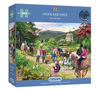 Highland Hike 1000 Piece Jigsaw Puzzle | Scotland Jigsaw Puzzle | Sustainable Puzzle for Adults | Premium 100% Recycled Board | Great Gift for Adults | Gibsons Games