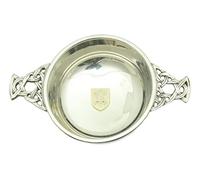 Highland Infantry Pewter Knot Band Quaich Bowl Scottish Quaich ME23