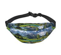 Highland Lake Scenery Stylish and Practical Fanny Pack for Women - Convenient Belt Bag for Outdoor Activities,Running Fanny Pack,