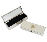 Highland Light Infantry Metal Lipstick Case with Mirror Silver Personalised Engraving Gift ME23