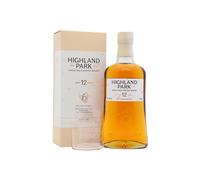 Highland Park - 12 year old Single Malt Scotch Whisky 70cl 40% ABV (Includes Branded Glass)