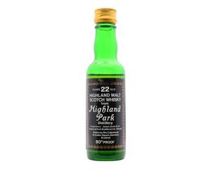 Highland Park - 22 year old Cadenhead's Single Malt Scotch Whisky 5cl 40% ABV Miniature
