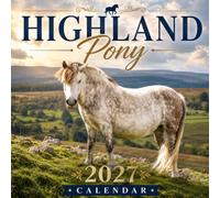 Highland Pony Calendar 2027: Native Pony Photography