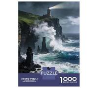 Highland Scenery 1000 Piece Jigsaw Puzzle Scottish Highlands Cardboard Puzzle Adult Puzzles Educational Puzzle Family Puzzle Puzzles for The Whole Family 38x26cm/1000pcs