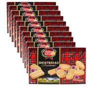 Highland Scottish Shortbread Biscuits 200g - Traditional Scottish Short bread Fingers Individually Wrapped, Luxury Scottish Shortbread Assortment Bundle, Rich Butter Biscuits (Pack of 10 x 200g)