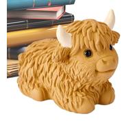 Highland Shoe Resin Figures,Highland Livestock Sculpture | Cattle Decoration Tractor Candy Rack Country Gift Housewarming Gift Birthday Christmas