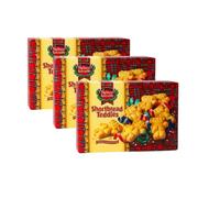 Highland Speciality Scottish Shortbread Teddies 115g Traditional Butter Shortbread Biscuits in Teddy Bear Shapes Rich Crumbly Texture Teatime Snack & Gifting Assorted Pack Sizes (Pack of 3)