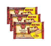 Highland Speciality Shortbread Fingers 300g | Traditional Scottish shortbread in a biscuit box | Ideal shortbread biscuits gift | 3 pack boxes of biscuits + Cheeroo Magnet