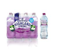 Highland Spring Apple & Blackcurrant Flavoured Still Water, 12x750ml