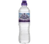 Highland Spring Still Spring Water Sports Cap, 12 x 500ml