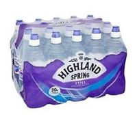 Highland Spring Still Spring Water with Sports Top 12x 1 Litre Bottles