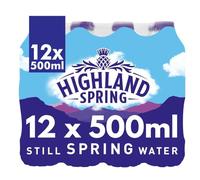 Highland Still Spring Natural Mineral Water 500ml x 12 bottles