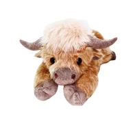 Highland Stuffed Cow - Cattle Toy, Cute Farm, Soft Snuggle Figure | Eco-Friendly Warmth,Adorable Sofa Companion For Kids Teens Adults Birthday Friends Joy Room Decor Delight